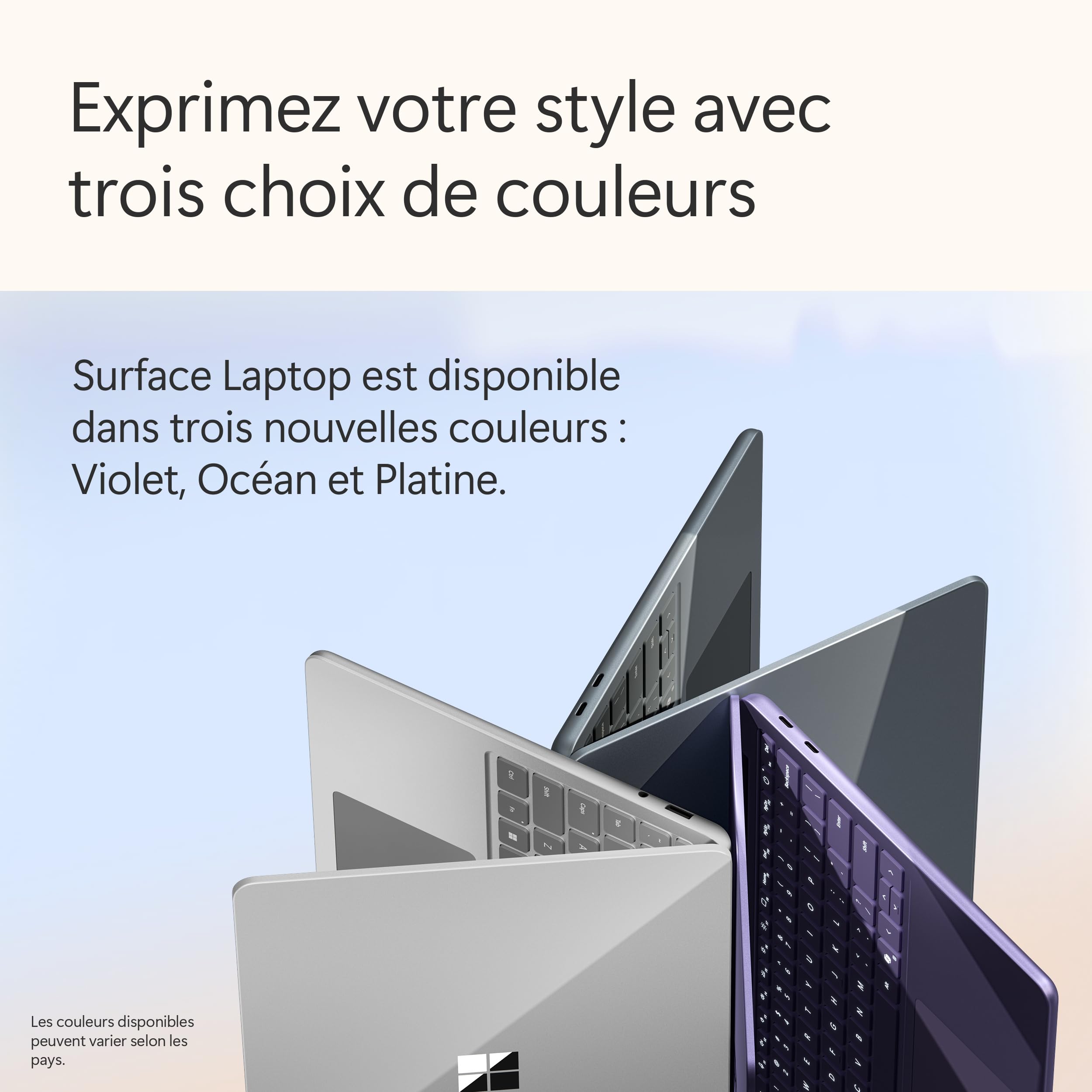 Microsoft Surface Laptop - Ecran Tactile LCD 13” - Snapdragon® X Plus - 16Go RAM - Stockage 256Go