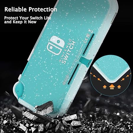 amFilm  Verre Trempé Protection d'écran pour Nintendo Switch Lite(3 Pièces)