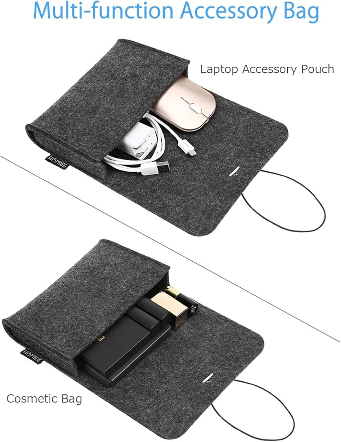 HOMIEE Housses pour Ordinateur Portable 15.4-15.6 Pouces