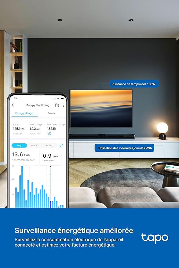 Tapo Prise connectée TP-LINK P110M Matter
