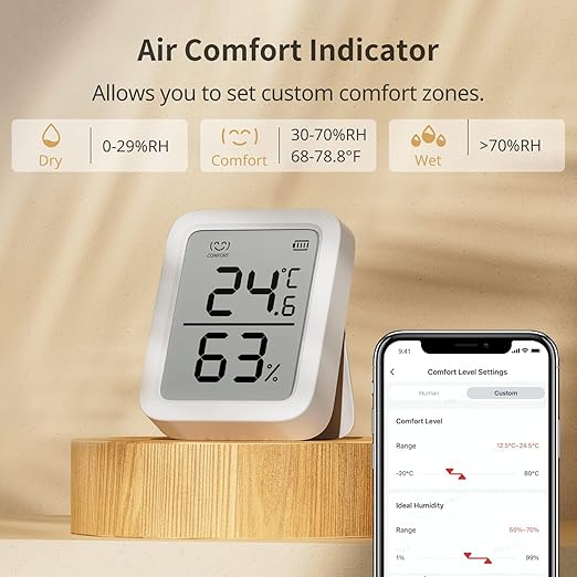 SwitchBot Thermomètre Hygromètre connecté