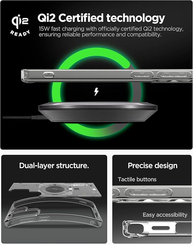 Spigen Ultra Hybrid MagFit Coque Compatible avec Samsung Galaxy S25 Ultra - Neo One