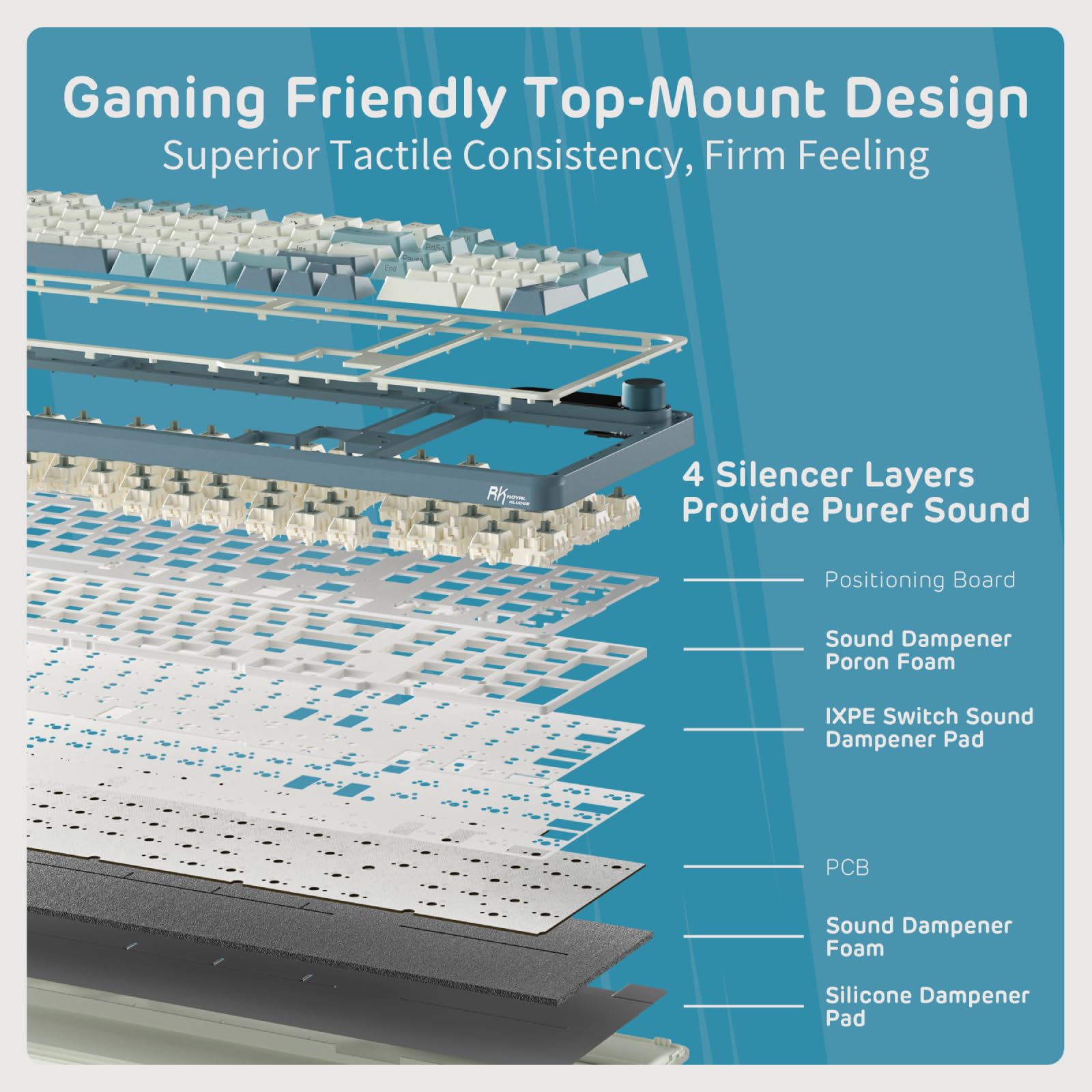 RK ROYAL KLUDGE S98 Clavier mécanique