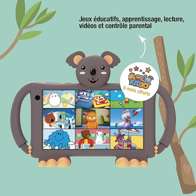 Logikids 7 - Tablette Enfant - 7 inch - 2GB - 16GB