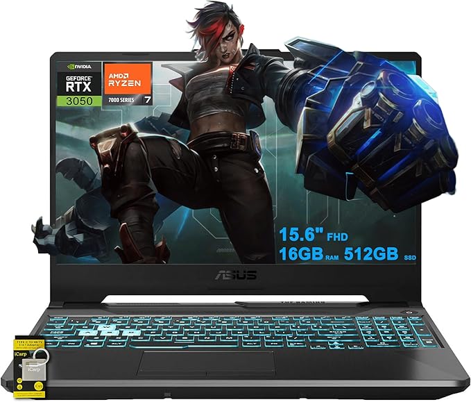 ASUS TUF Gaming A15 FA506NFR- Portable Gamer - 15,6" FHD 144Hz | Sans Windows QWERTY ( Boite Ouverte )