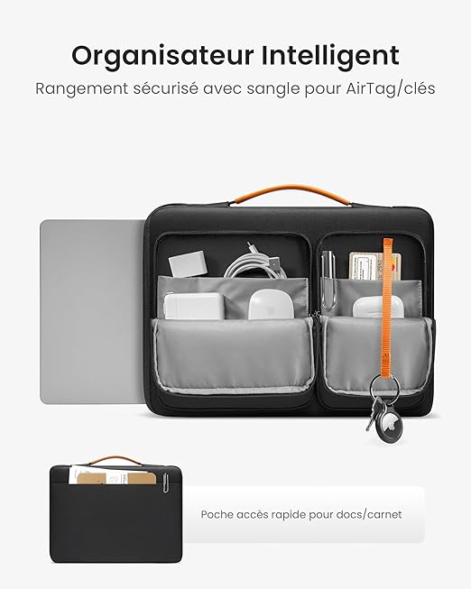 tomtoc 360° Housse pour 15 Pouces  MacBook Air pour ordinateur portable