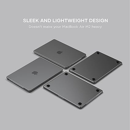 SATECHI coque Rigide Eco Compatible avec Macbook Air (M2, 2022) Modèle A2681