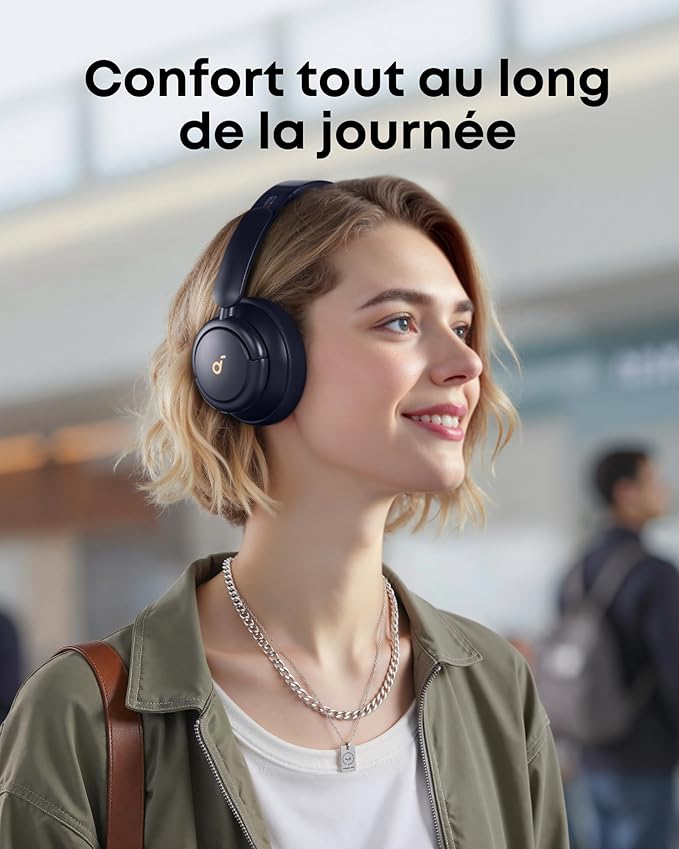 Casque Soundcore par Anker Life Q30 réduction de Bruit Active Hybride