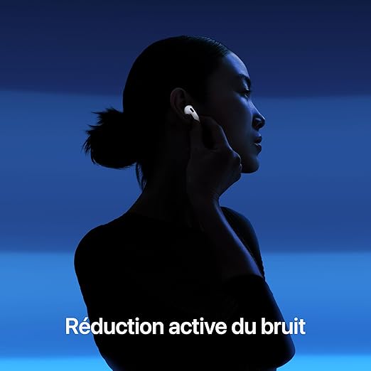 Apple AirPods Pro 2 écouteurs sans Fil, réduction Active du Bruit avec boîtier (USB-C )de Charge MagSafe