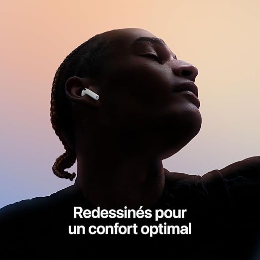 Apple AirPods Pro 2 écouteurs sans Fil, réduction Active du Bruit avec boîtier (USB-C )de Charge MagSafe