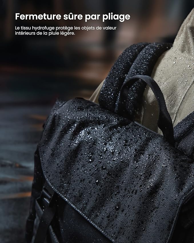 tomtoc Sac à dos pour ordinateur portable, Sophistiqués Daypack avec compartiment pour 13-16 pouces