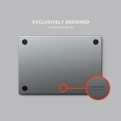 SATECHI coque Rigide Eco Compatible avec Macbook Air (M2, 2022) Modèle A2681