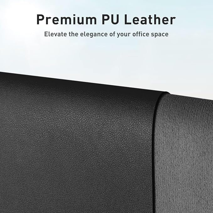 Aothia sous-Main, Tapis de Bureau en Cuir PU