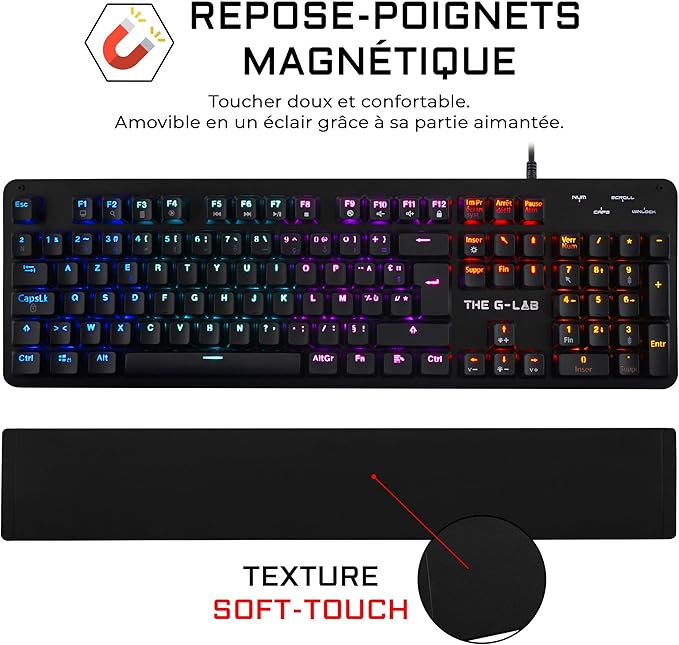 The G-LAB Keyz Carbon E Clavier Mécanique Gamer