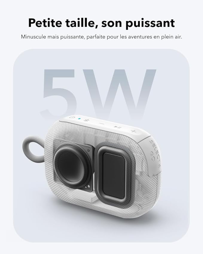 Soundcore Select 4 Go Enceinte Bluetooth Ultra Portable, 20h Autonomie
