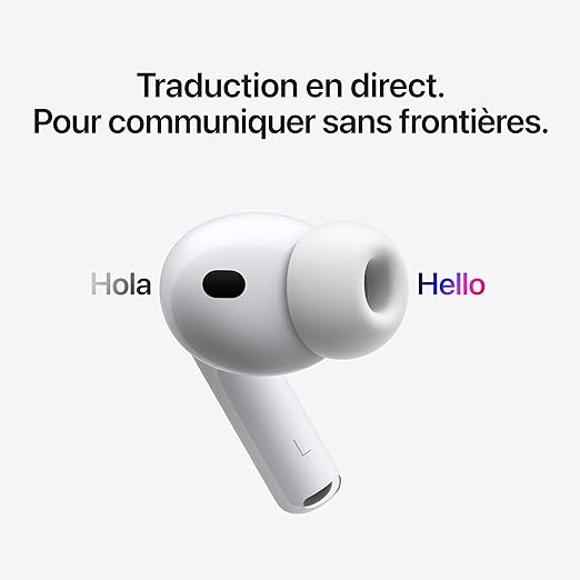 Apple AirPods Pro 3 Écouteurs sans Fil, réduction Active du Bruit, Recharge USB-C