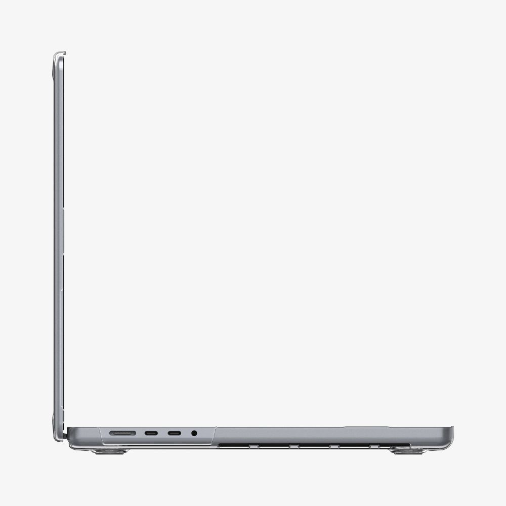 Spigen Thin Fit Coque Rigide Compatible avec Macbook Pro 16 Pouces 2023 2021, M3 Pro / M3 Max (2023) / M2 Pro / M2 Max / M1 Pro / M1 Max - Transparent