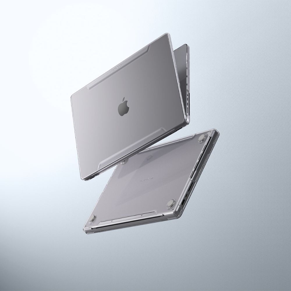 Spigen Thin Fit Coque Rigide Compatible avec Macbook Pro 16 Pouces 2023 2021, M3 Pro / M3 Max (2023) / M2 Pro / M2 Max / M1 Pro / M1 Max - Transparent