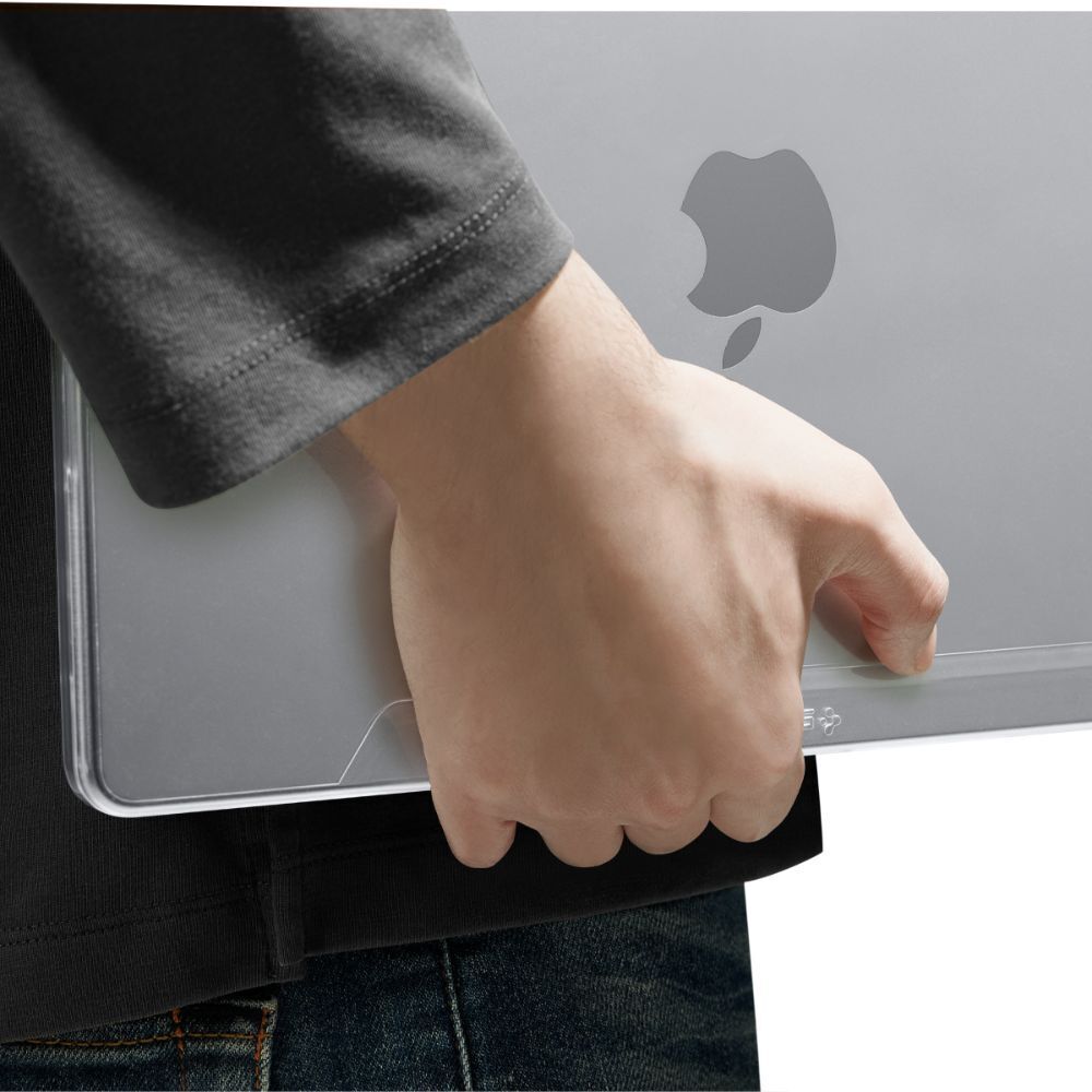 Spigen Thin Fit Coque Rigide Compatible avec Macbook Pro 16 Pouces 2023 2021, M3 Pro / M3 Max (2023) / M2 Pro / M2 Max / M1 Pro / M1 Max - Transparent