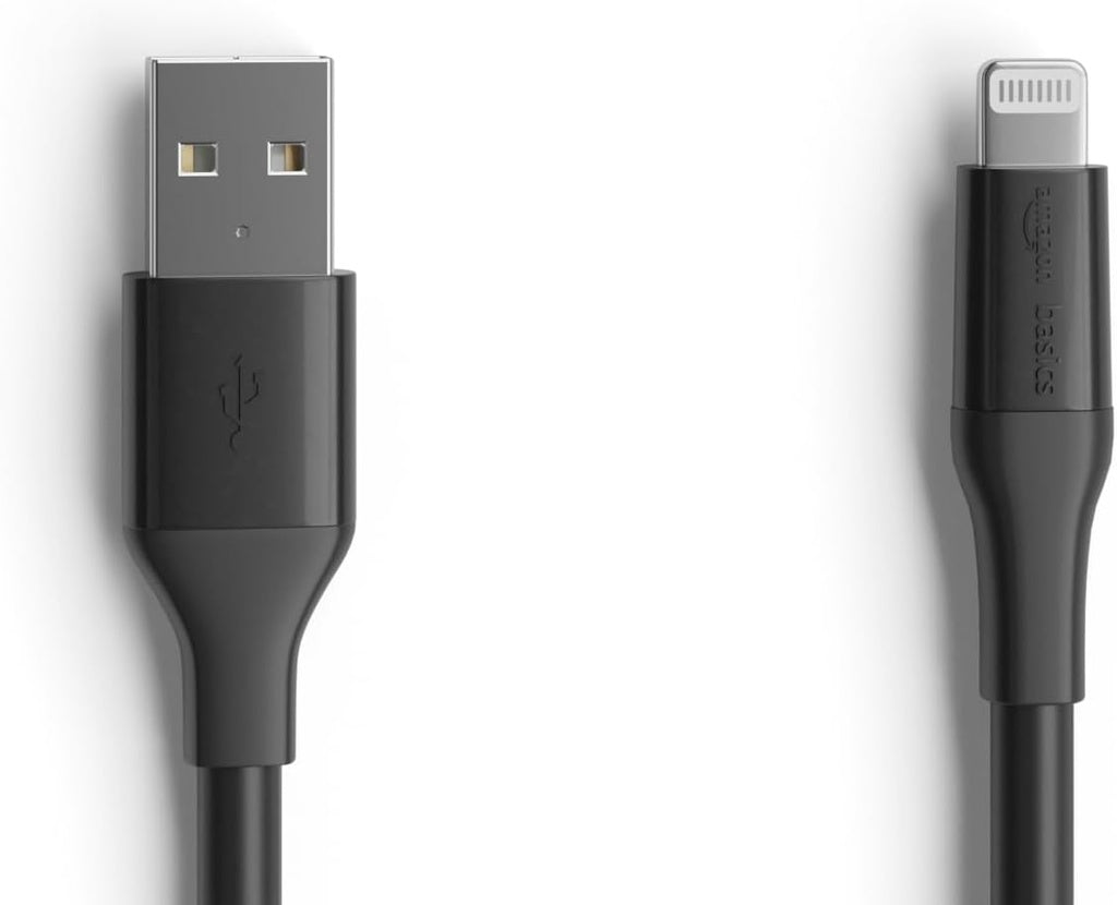 Amazon Basics Câble de chargement USB-A vers Lightning(3m) Noir