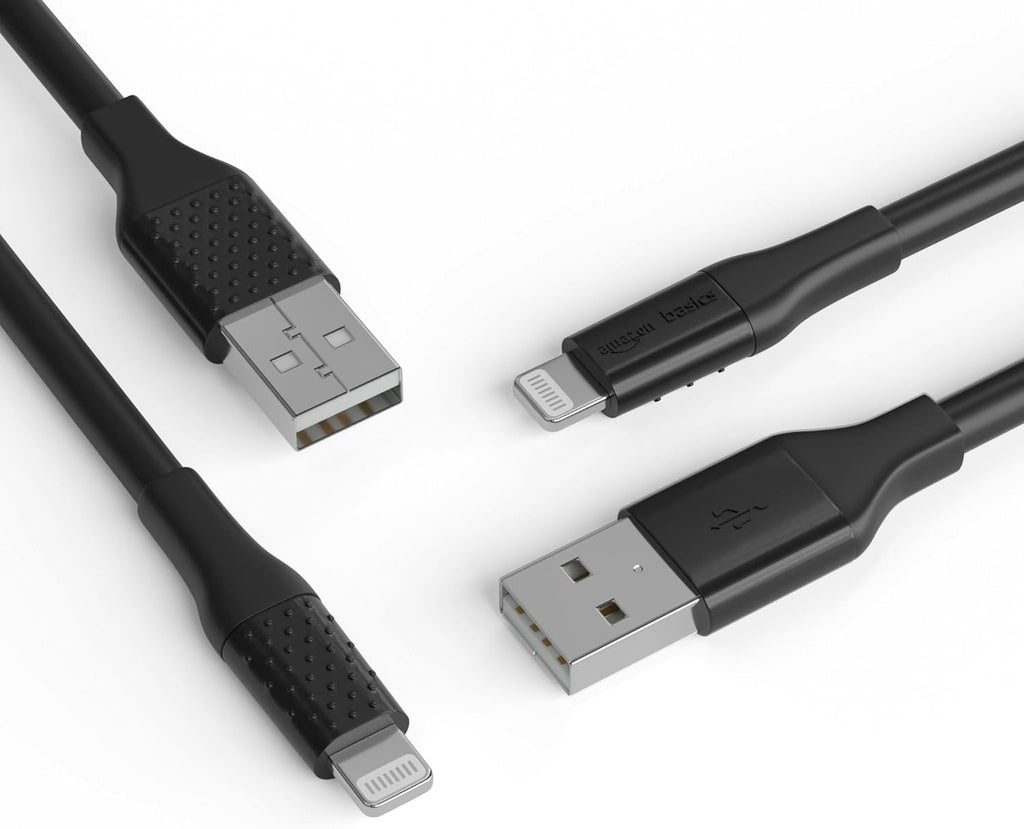 Amazon Basics Câble de chargement USB-A vers Lightning(3m) Noir