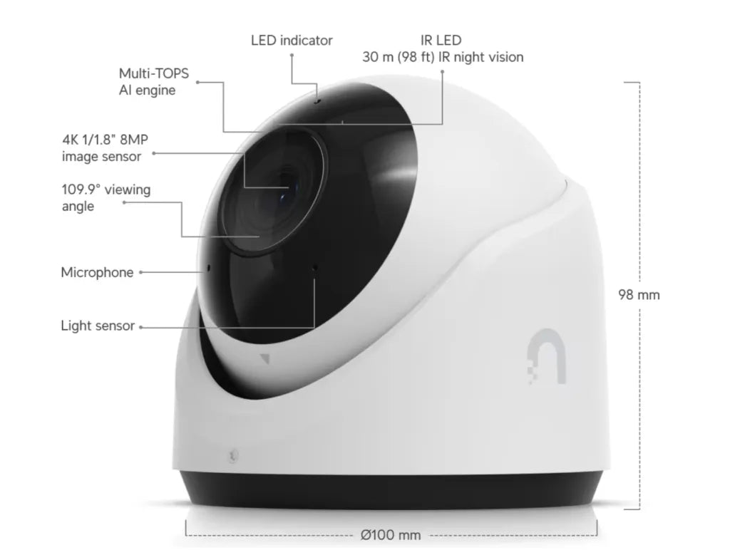 Caméra G6 Turret – Caméra de Surveillance Professionnelle Haute Performance