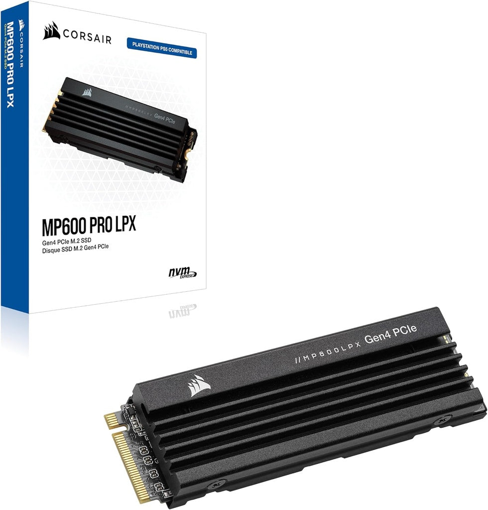 Corsair MP600 Pro LPX 1To M.2 NVMe PCIe x4 Gen4 SSD Disque SSD (Noir)