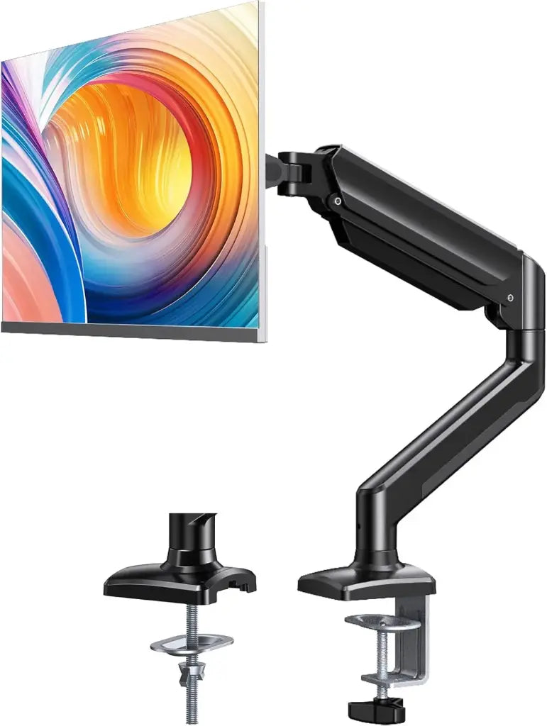 ErGear Support pour Moniteur de 13 à 34 pouces, prenant en Charge jusqu'à 10 kg, réglable avec rotation inclinable et Pivotante, VESA 75/100 mm
