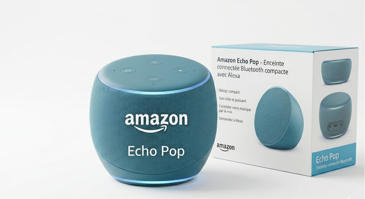 Echo Pop Enceinte connectée Bluetooth