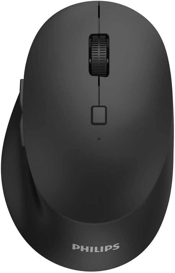 Philips SPK7507B Souris connexion sans Fil  2,4 GHz, Silencieux avec 6 Boutons