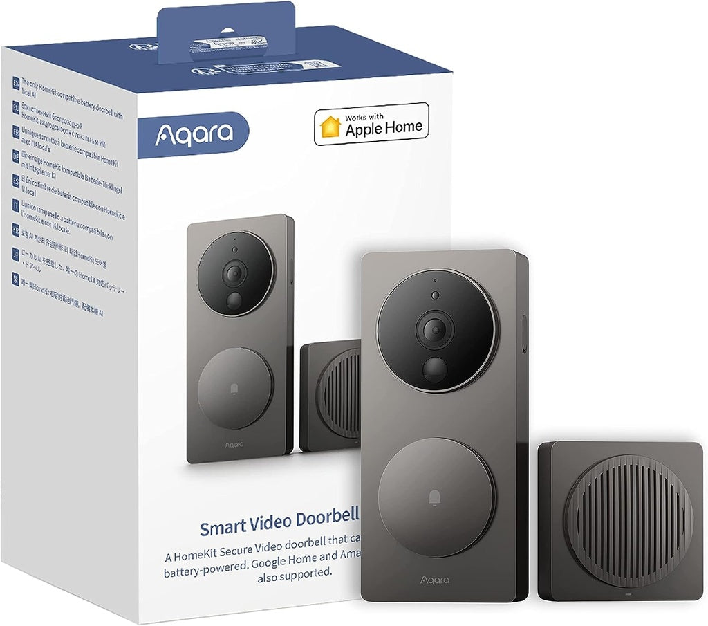 Aqara Sonnette Vidéo G4 – Caméra Vidéo FHD 1080p Compatible HomeKit