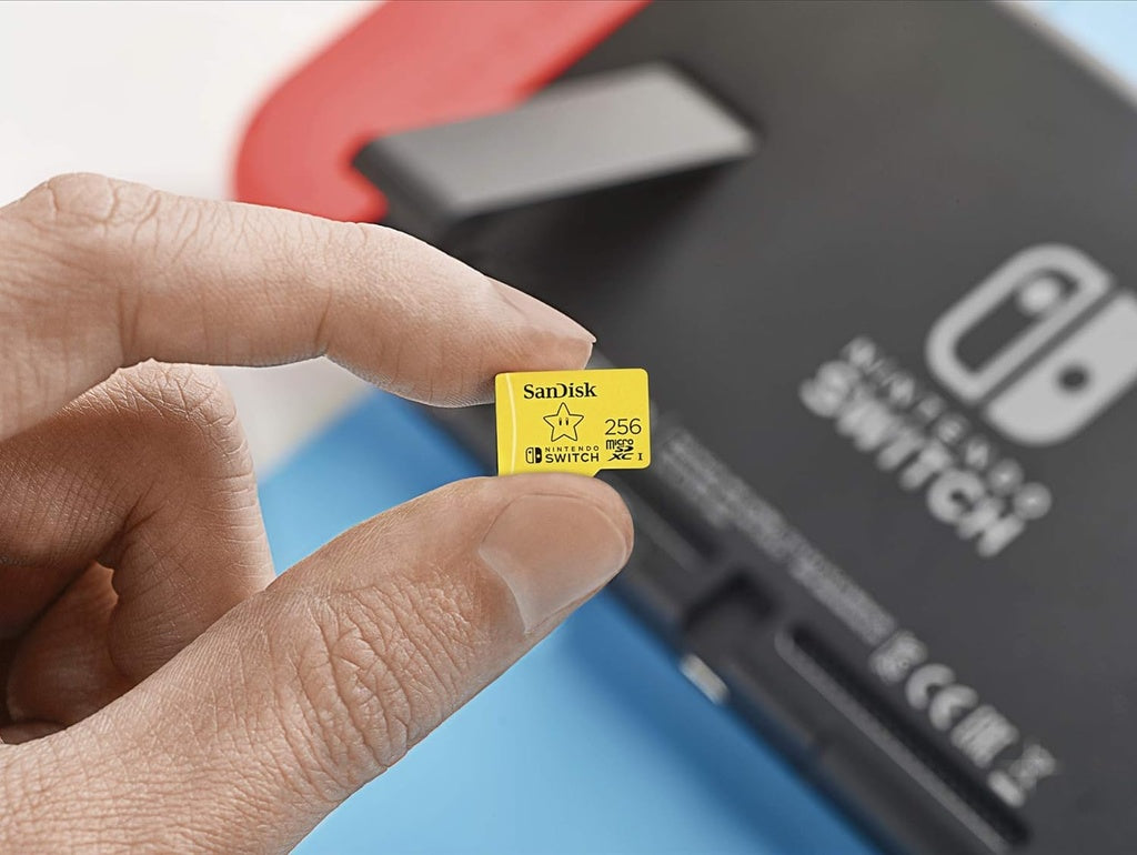 SanDisk 256 Go Carte mémoire microSDXC pour Nintendo Switch