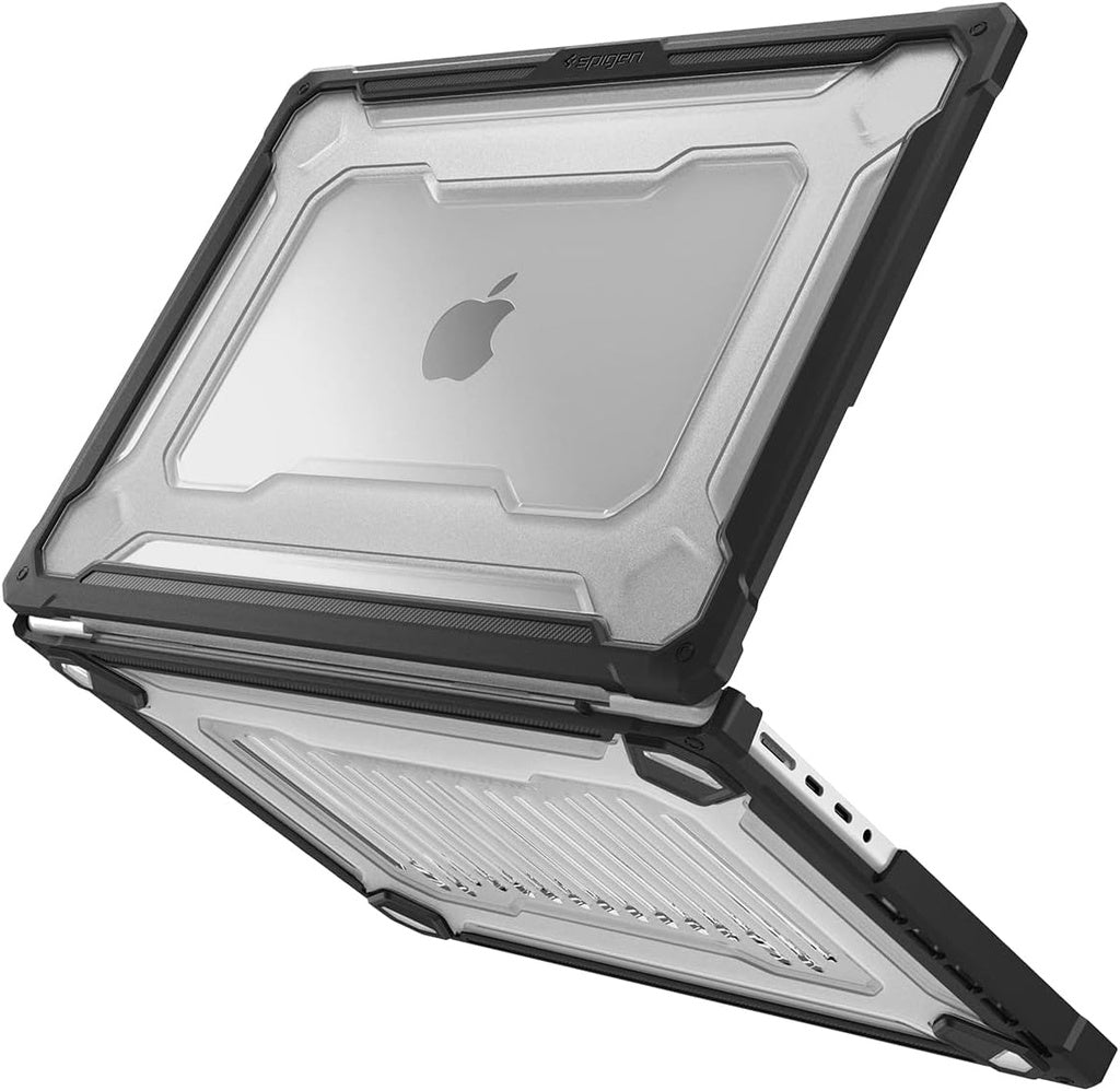 Spigen Rugged Armor Coque Compatible avec Macbook Pro 14" Pouces (2023 2021)