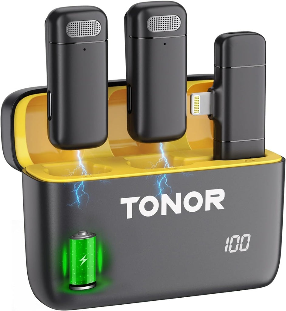TONOR Micro Cravate sans Fil avec Étui