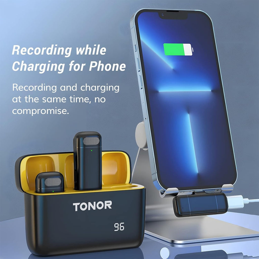 TONOR Micro Cravate sans Fil avec Étui