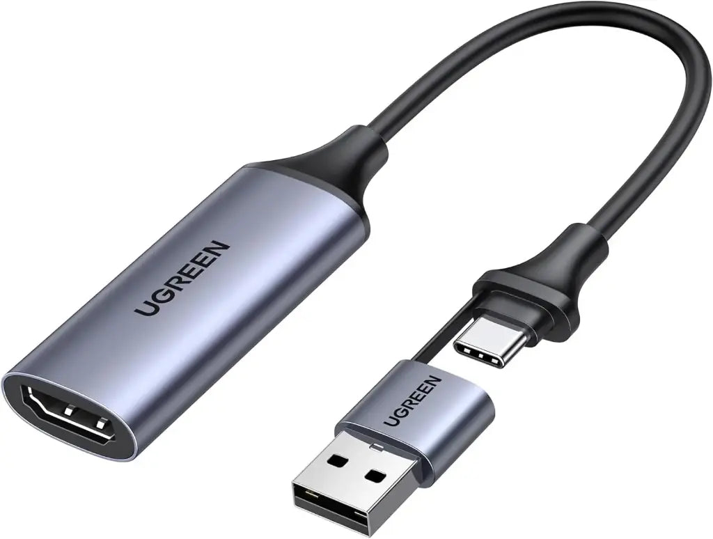 UGREEN Carte Acquisition Vidéo HDMI 4K 60Hz Entrée USB - C 1080P ,Enregistrement Streaming et Jeux Vidéo