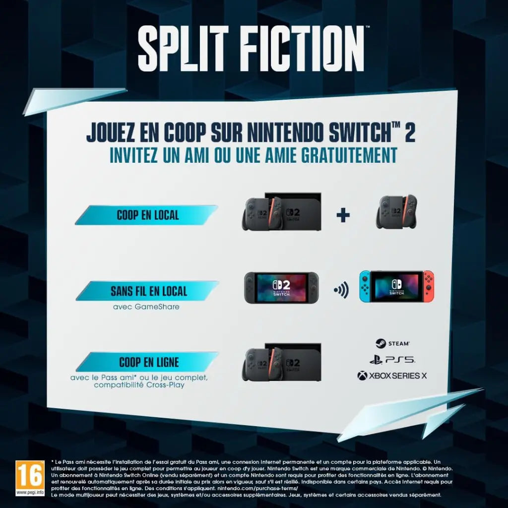 Split Fiction  Switch 2 (code De Téléchargement)