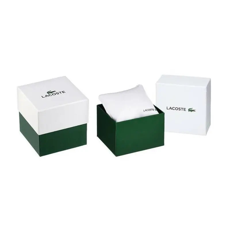 Lacoste Montre Analogique à Quartz pour Femme avec Bracelet en Silicone Bleu Marin